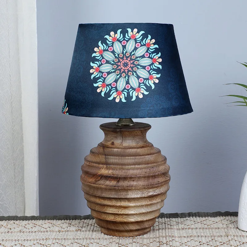 Toile Palmer Printed Mango Wood Table Lamp - Multicolor media 2