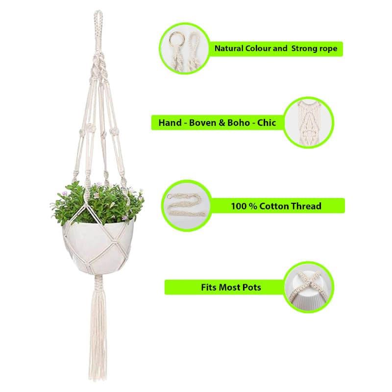 Emmeth Macrame Plant Hanger - Set Of Two media 4