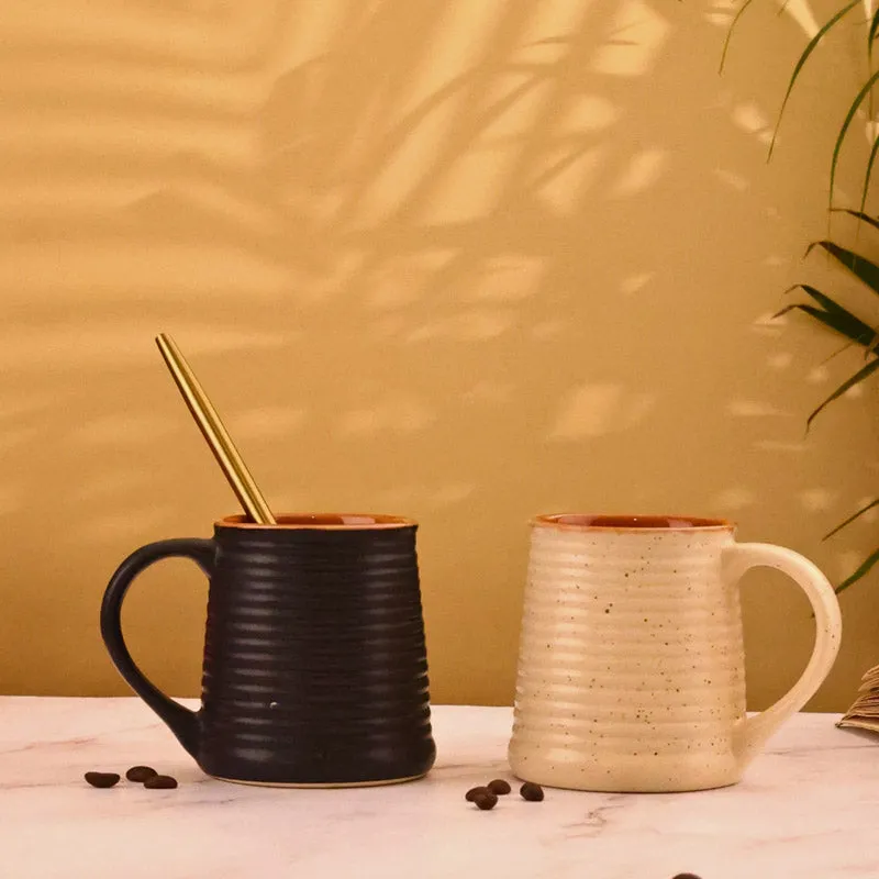 Azaria Ceramic Tea Cup (230 mL Each) - Set of Two media 4