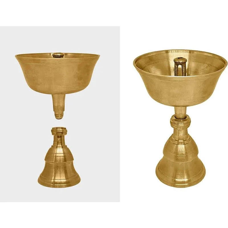 Norbu Tibetan Brass Lamp media 4