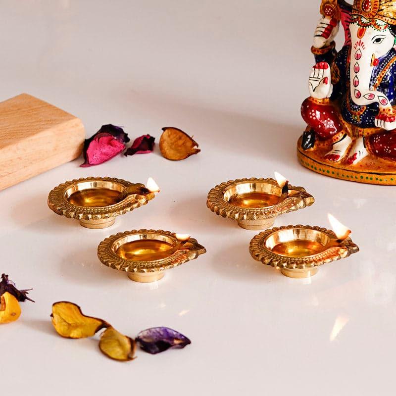 Mastara Brass Diya - Set Of Four