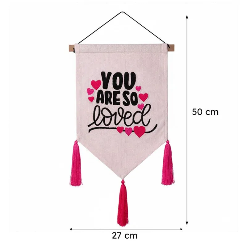 You Are So Loved Sunshine Banner Fabric Wall Accent media 6