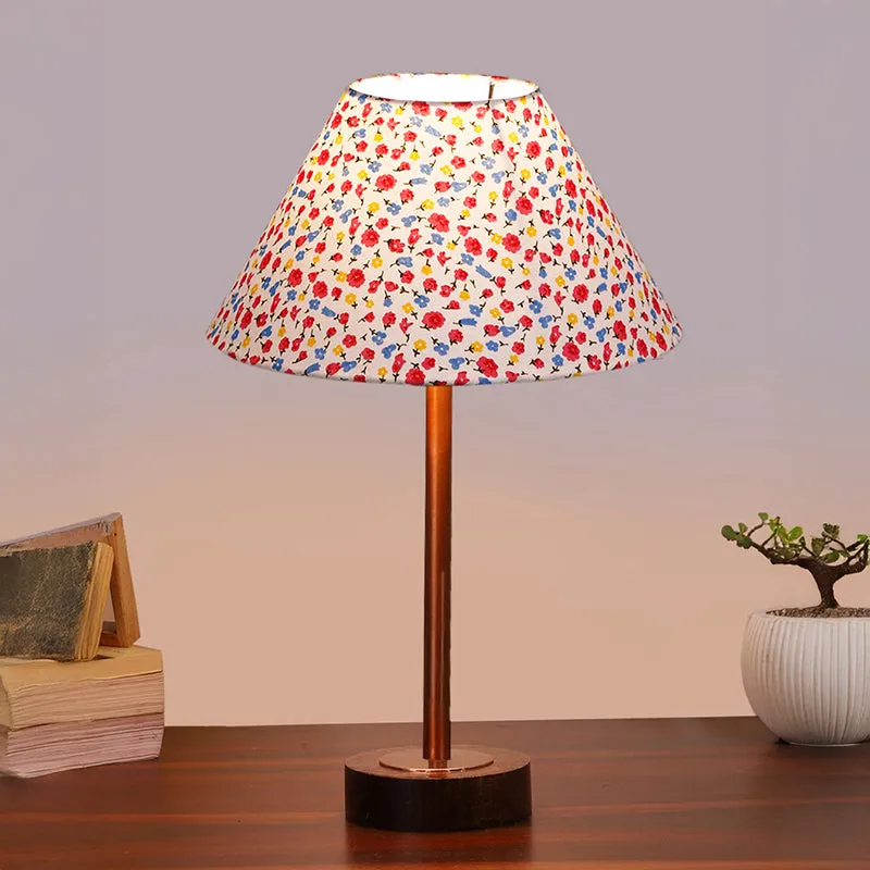 Lushora Cone Rodin Wooden Table Lamp - Multicolor media 2