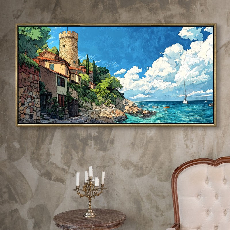 Sentinel Canvas Wall Painting With Frame
