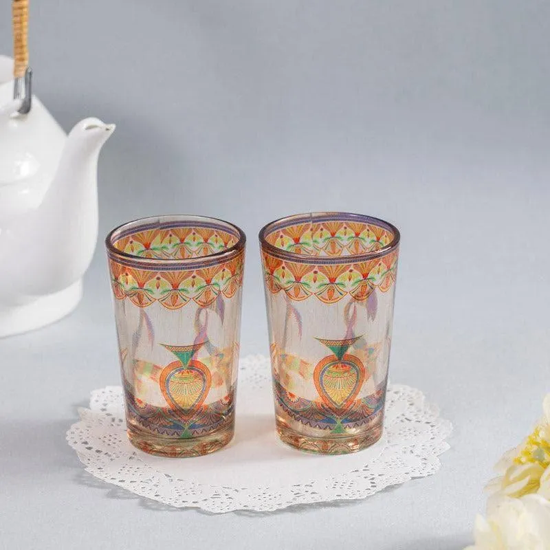 Ethnic Parade Chai Glass - Set Of Two media 3