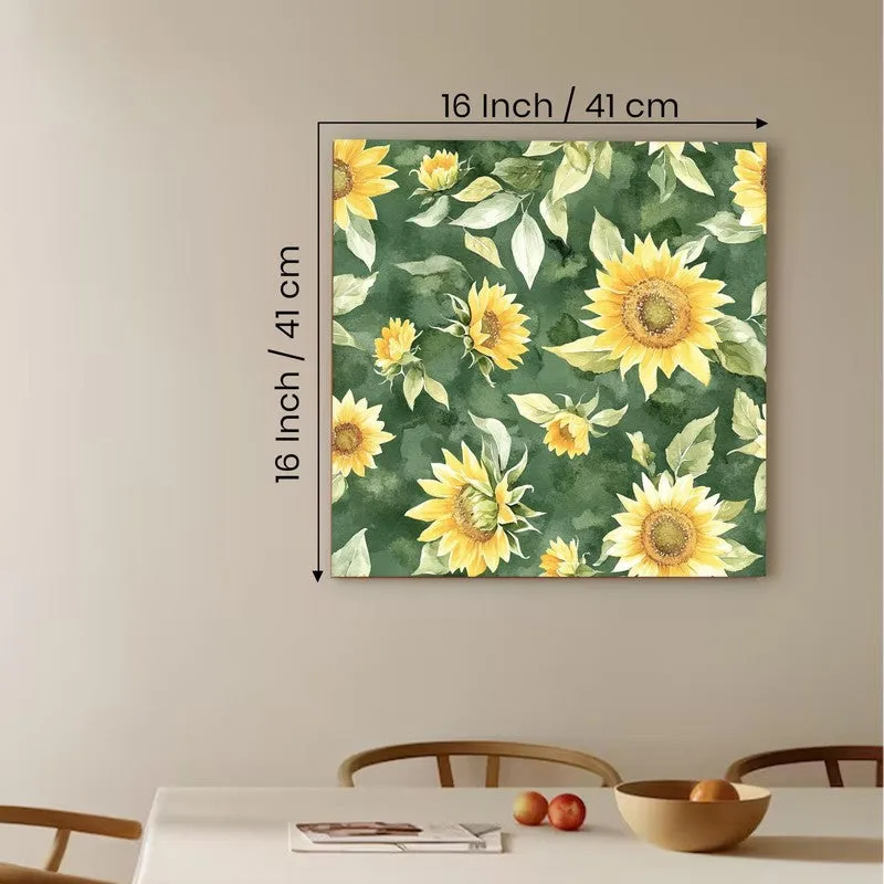 Sunflower Aura Canvas Wall Art media 10