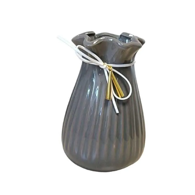 Quirky Symmetry Vase - Grey media 4