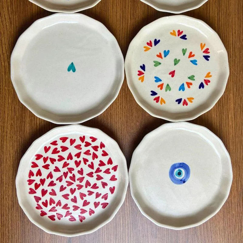 Heartable Snack Plate - Set Of Six media 3