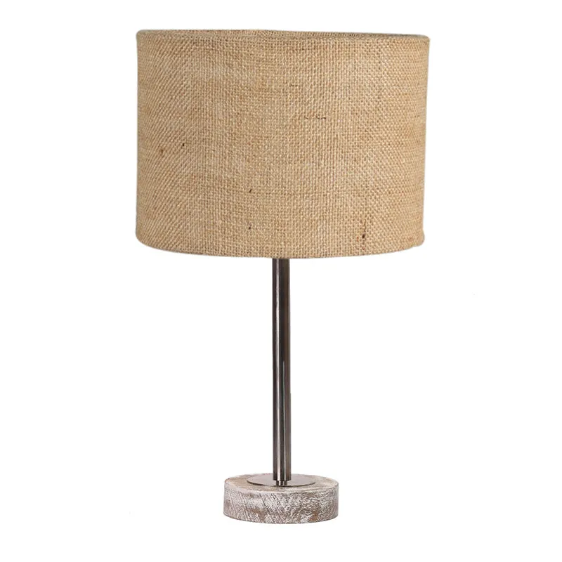 Sienna I Rodin Wooden Table Lamp - Beige,Silver,White media 4