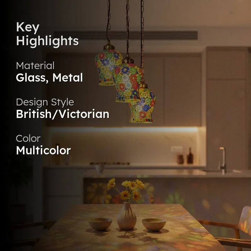 Zariya Glass Ceiling Lamp - Multicolor media 2