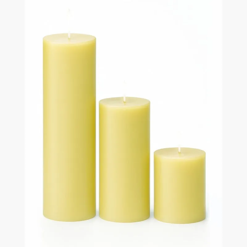 AuraFlame Designer Wax Candle (Yellow) - Set Of Three media 6