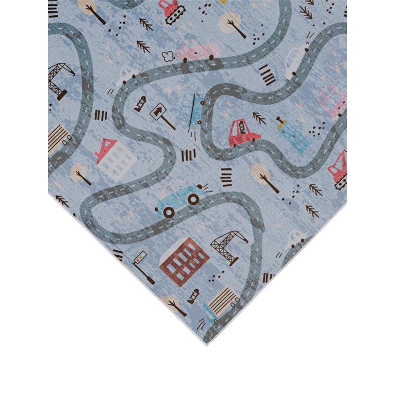 The Way Home Polyester Carpet - Blue media 8