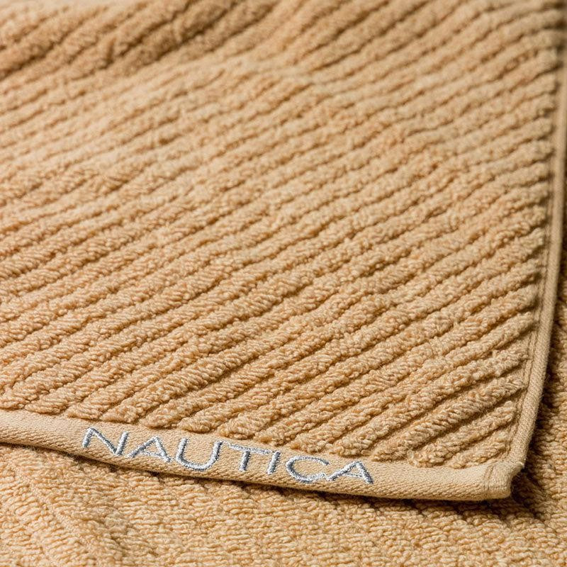 Nautica Riviera Soft Cotton Hand Towel (Light Tan) - Set Of Two media 6
