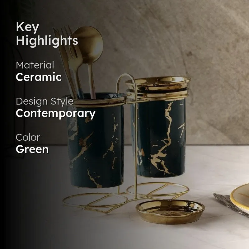 Siroqa Cutlery Holder - Green media 2