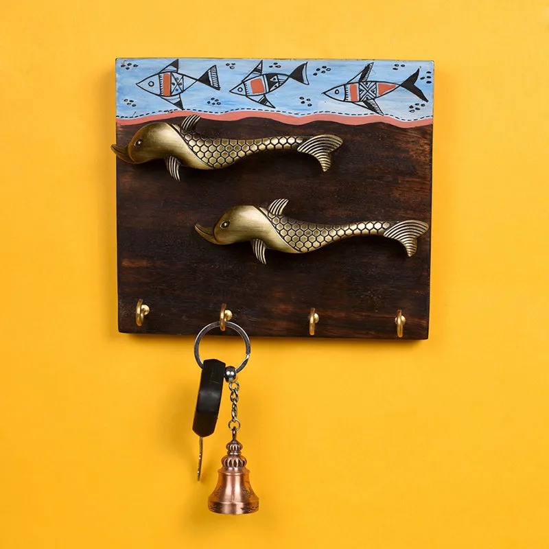 Machli Magic Handcrafted Tribal Key Holder media 1