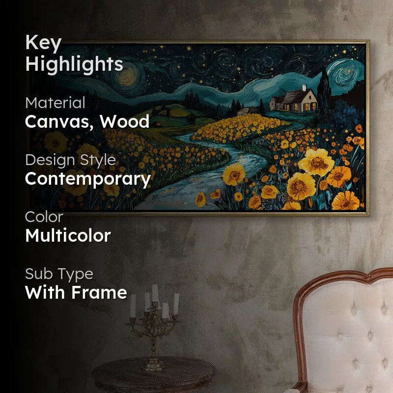 Sanctuary Canvas Wall Painting With Frame media 2