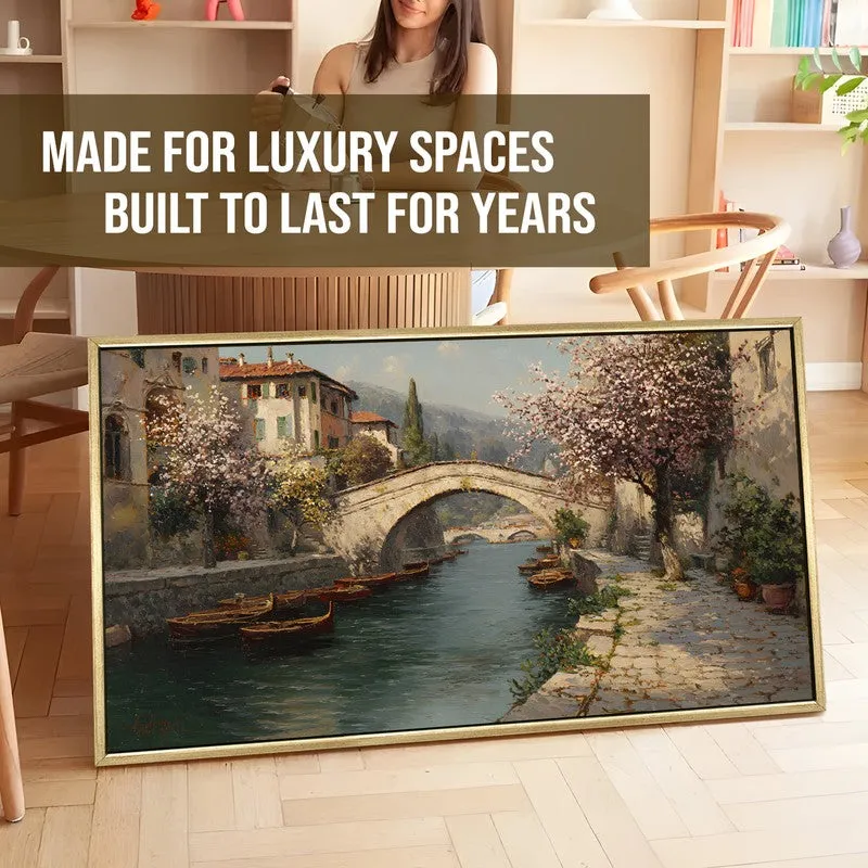 Spring Passage Canvas Wall Painting With Frame media 5