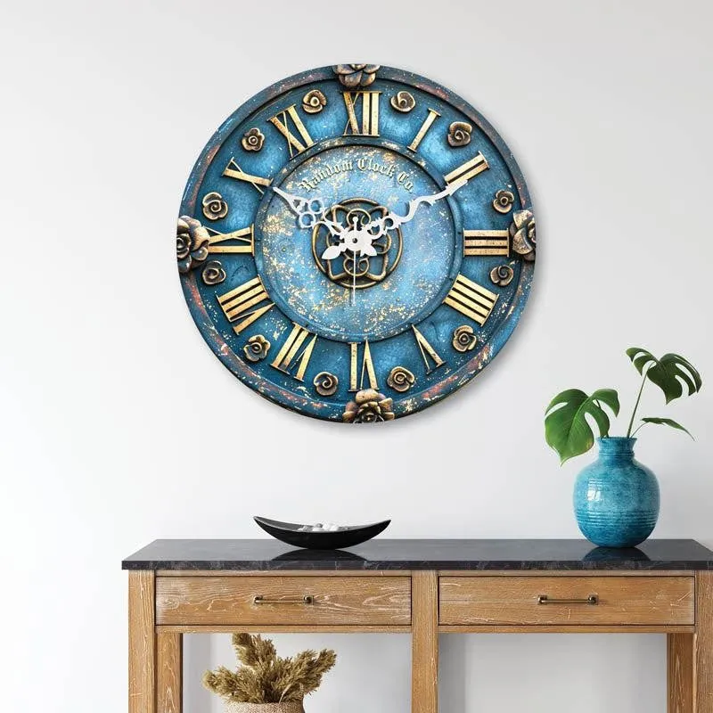 Sevyn Blue 3D Printed MDF Wall Clock media 1