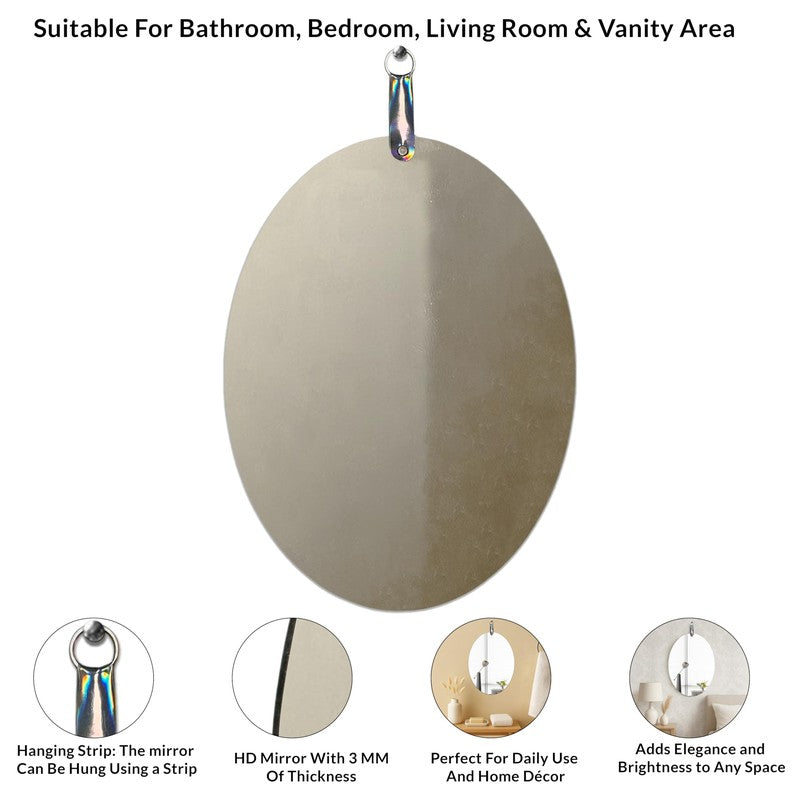 Sleek Reflect Frameless Wall Mirror media 8