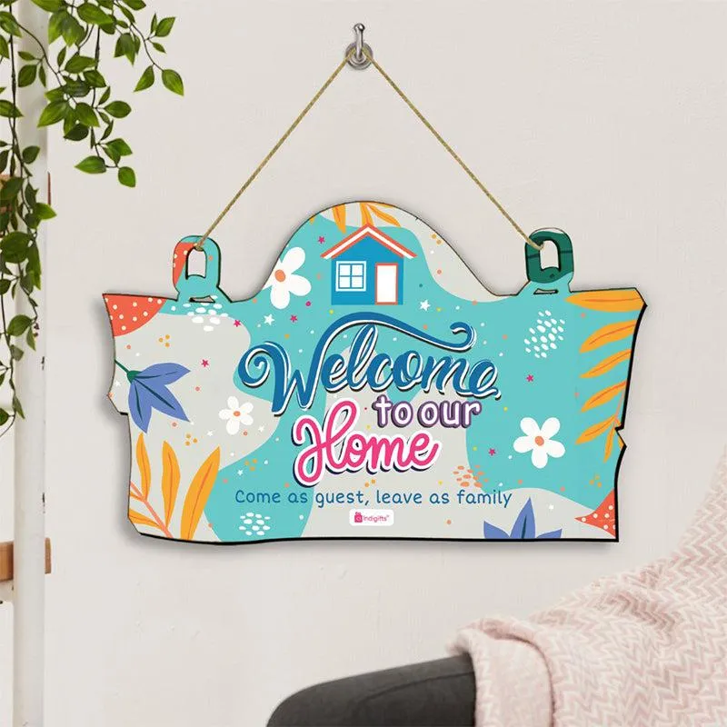 Welcome To Home Wooden Wall Accent media 1