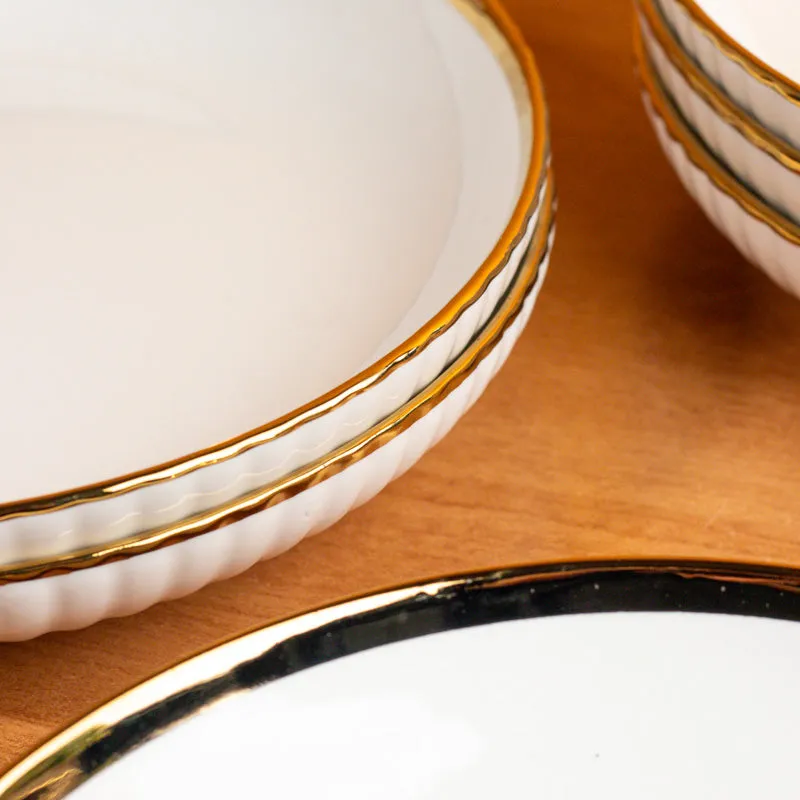 Snow Glaze Quarter Plate - Set Of Two media 4