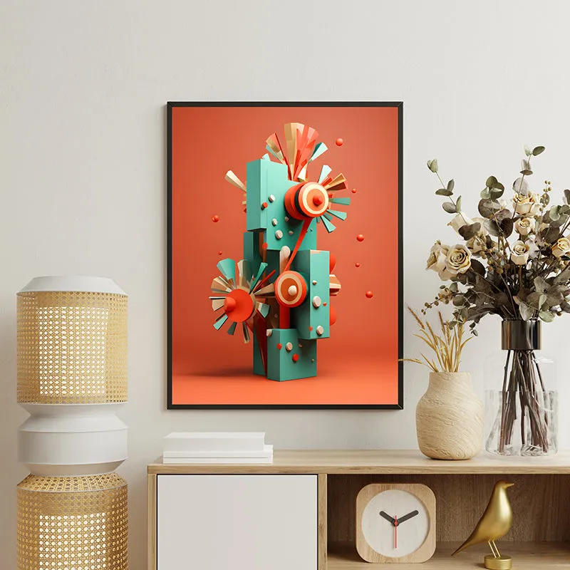 Abstract Semona Canvas Wall Art media 3