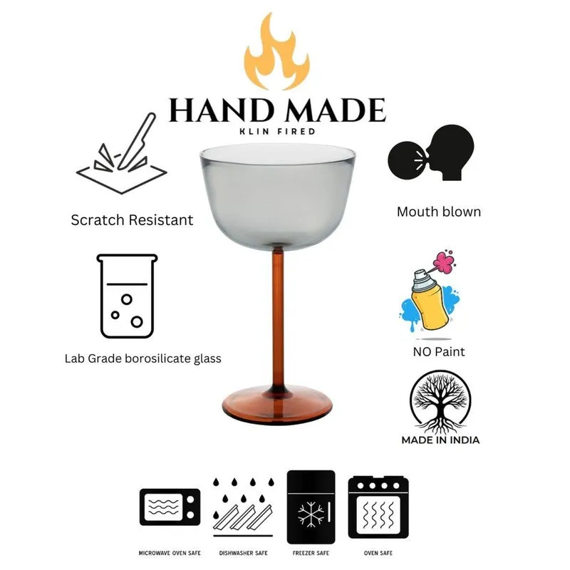 Ruby Radiance Wine Glasses(260 mL) - Set Of Two media 5