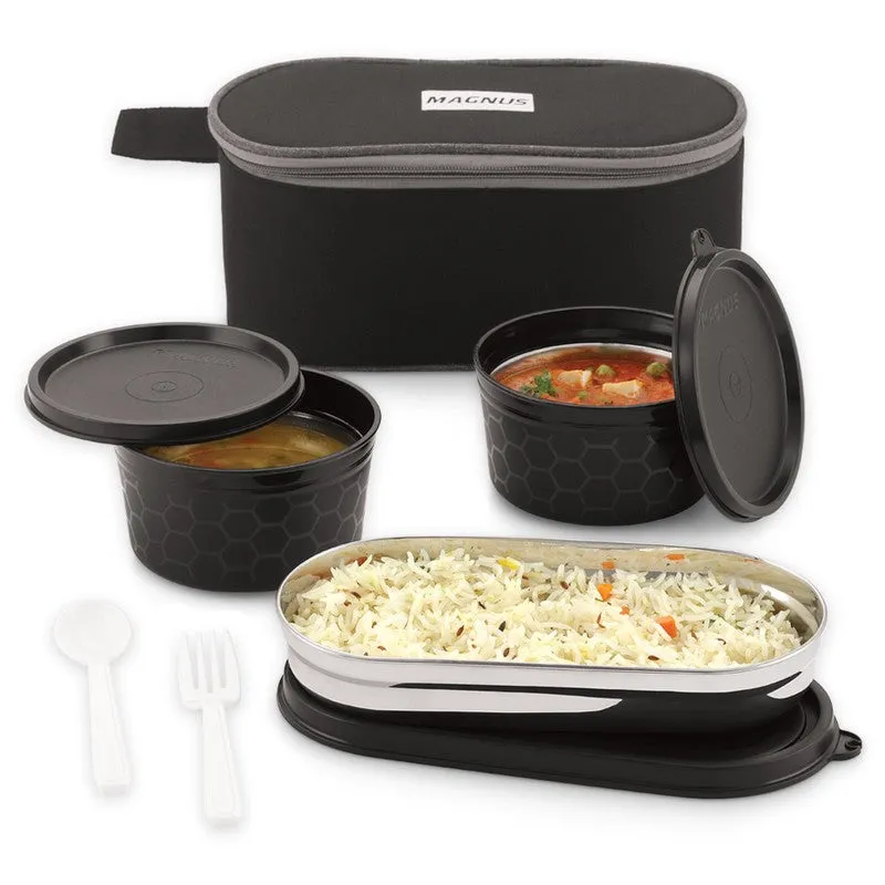 Elvion Trek Lunch Box with Lunch Bag - Four Piece Set media 3