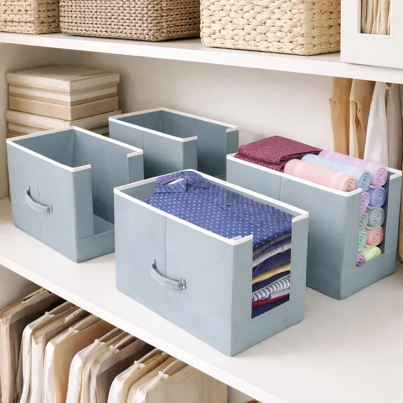 Laxis ClosetCrest Cloth Organizer (Set Of Four) - Set Of Four media 1