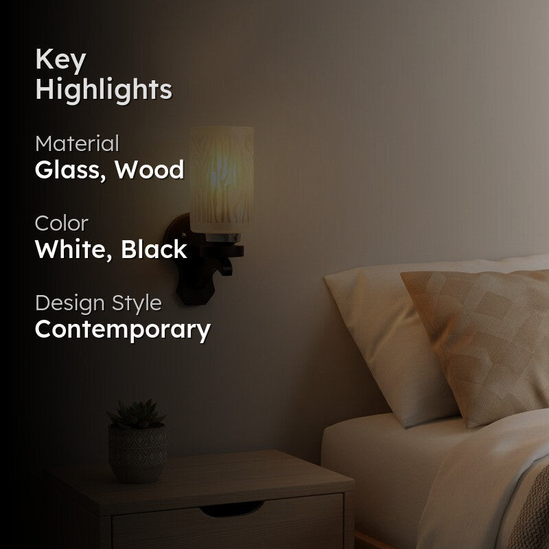 Cozy Beam Glass Wall Lamp media 2
