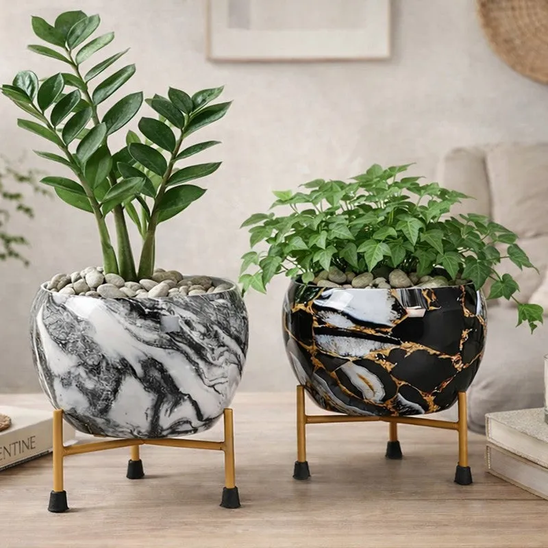 Fluid Lines Pots & Planters - Set of Two media 3