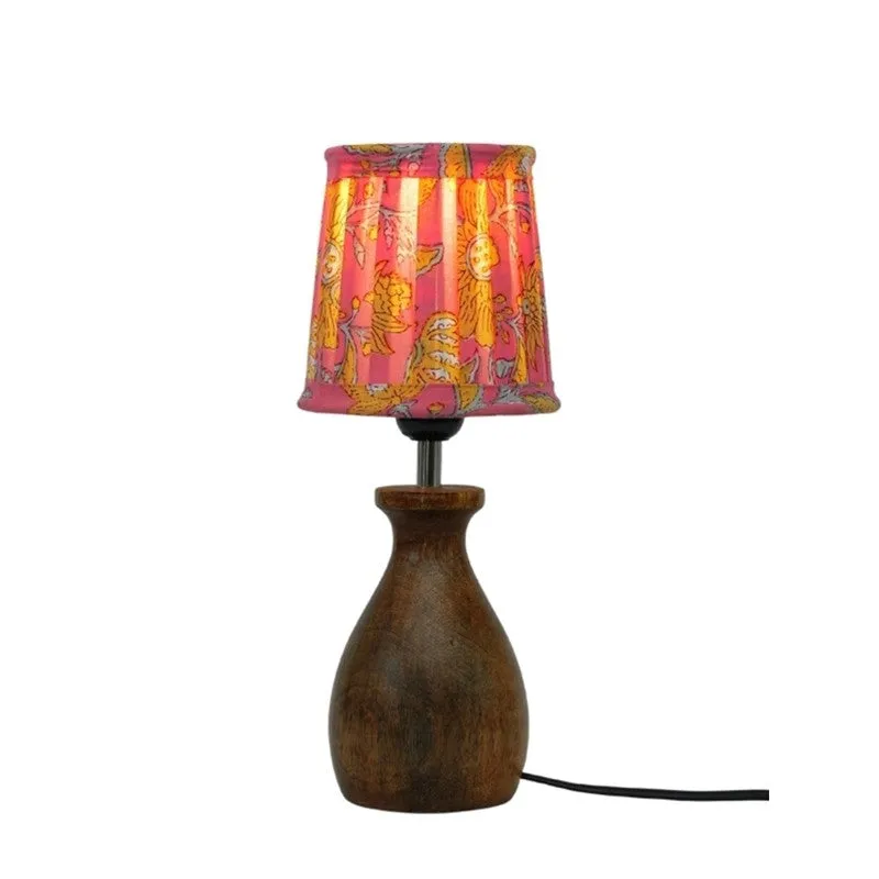 Verdant Cotton Table Lamp - Pink media 4