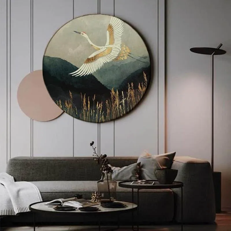 Stork Flight Canvas Wall Art media 1