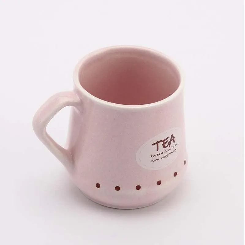 Happy Ceramic Tea Cup (190 mL Each) - Set of Six media 4