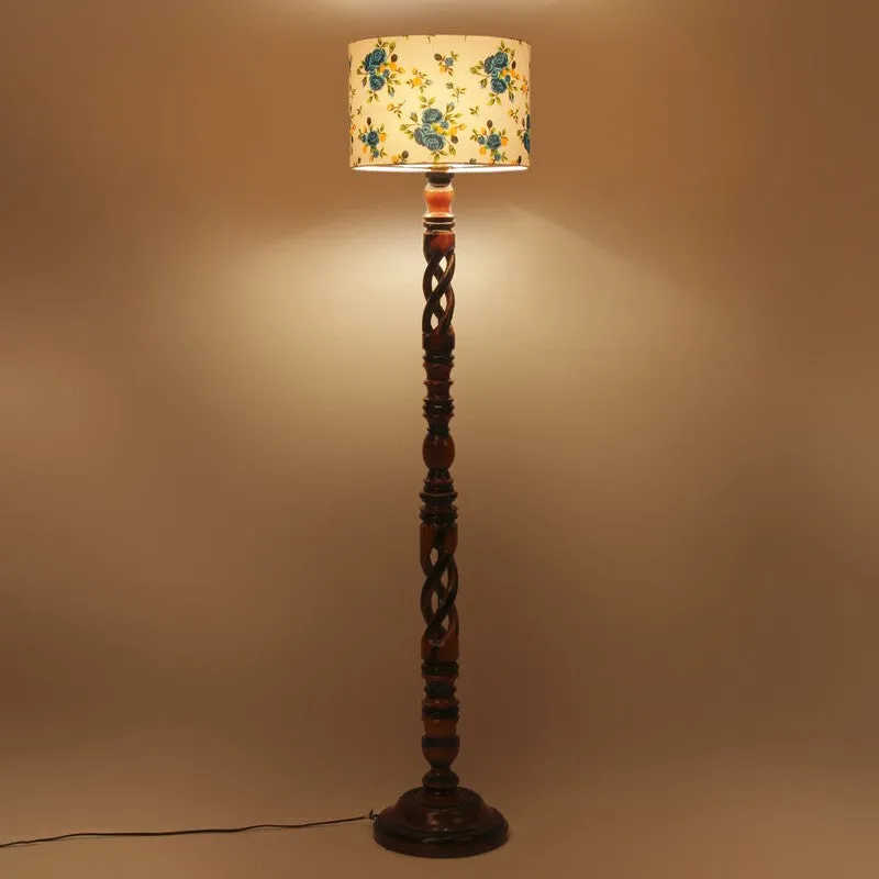 SlateRay Floor Lamp (Floral) media 4