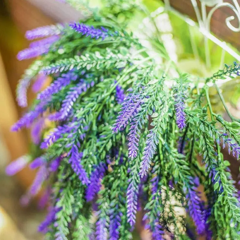 Faux Lavender Garland media 4