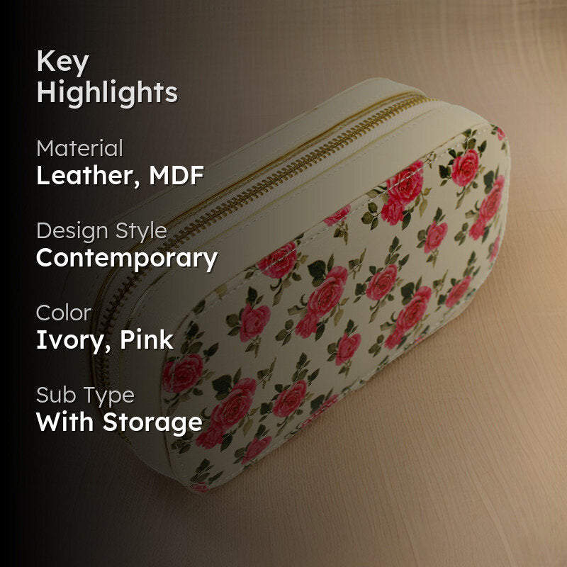 Rosavia I Floral Printed Jewel Box media 2