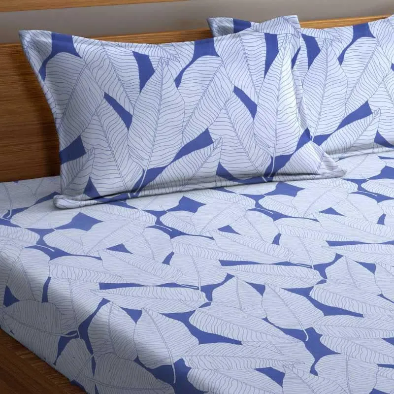 Hallie Printed Microfiber Bedsheet - 130 GSM media 4