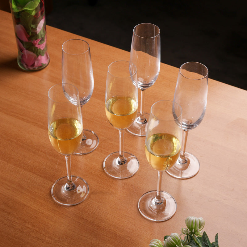 Myric Champagne Glass(230 mL) - Set Of Six
