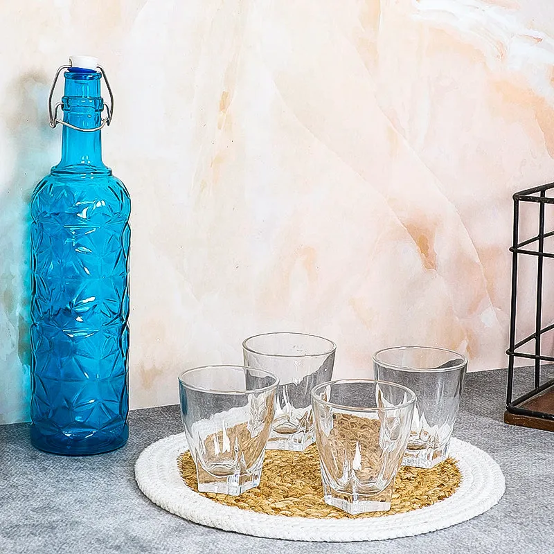 Patton 1000 mL Water Bottle With 180 mL Glasses - Five Piece Set media 1