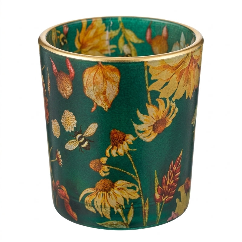 Sanguine Sunflowers Candle Votive - Set Of Two media 5