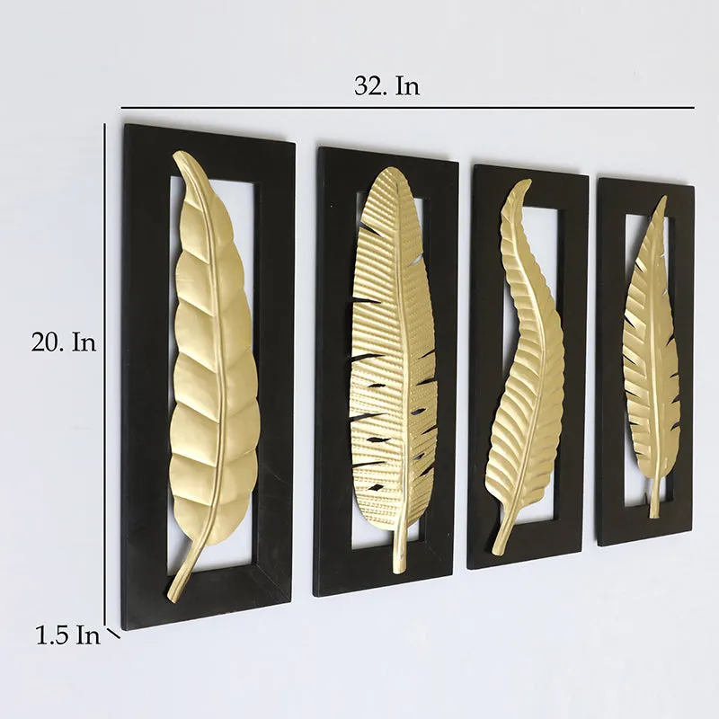 Crius Feather Metal Wall Accent media 4