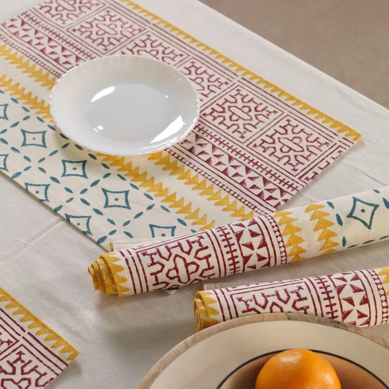 Urban Geometry Canvas Table Mats - Set Of Two media 8
