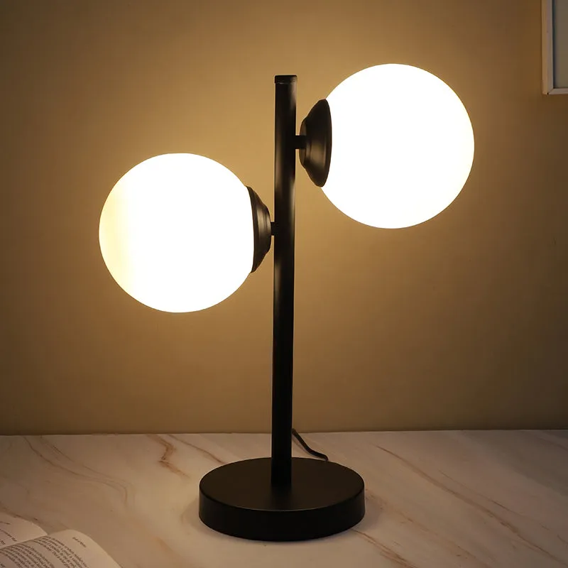 Mini Nova Duo Solid Iron Moon LED Table Lamp - White,Black media 4