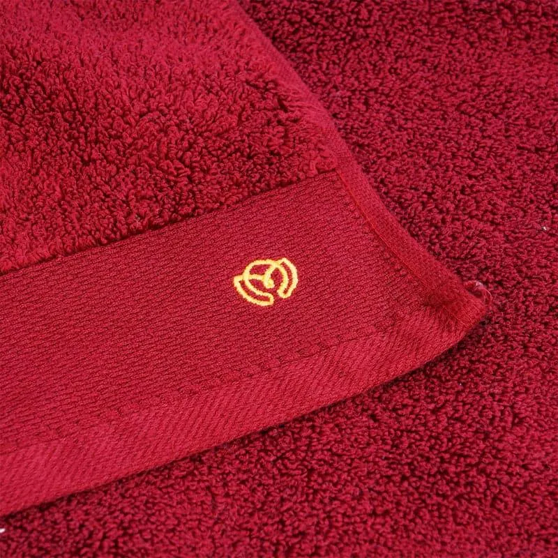 Micro Cotton Soft Serenity Solid Face Towel (Maroon) - Set Of Four media 4