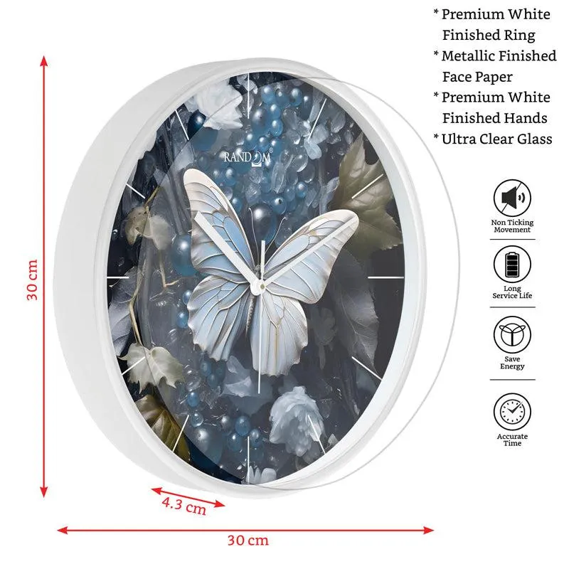 Idris Floral Wall Clock media 4