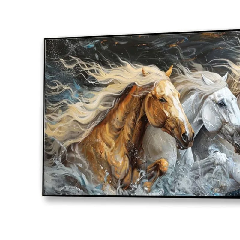 Echoes of the Wild Canvas Wall Painting With Frame media 6
