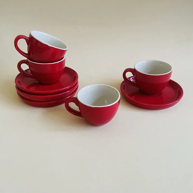 Mystic Brew Cup & Saucer (100 mL Each) - Set of Four - 6