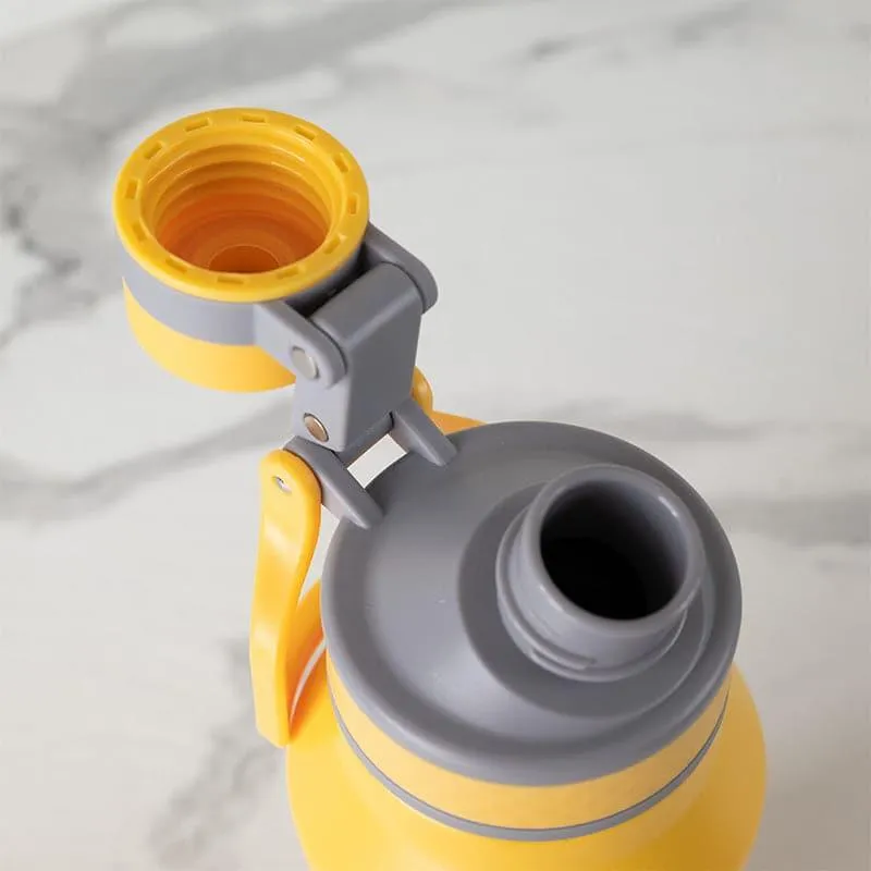 Hydrate Wonder Hot & Cold Thermos Water Bottle (Yellow) - 1000 mL media 4