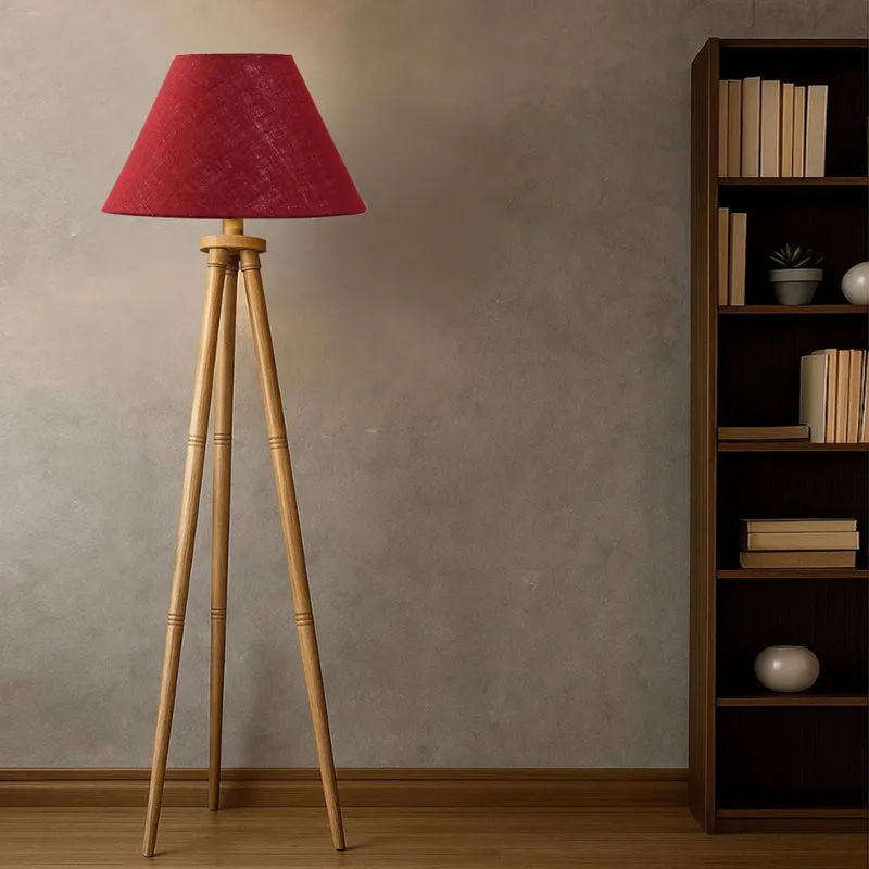 Sienna II Tripod Floor Lamp - Maroon media 3